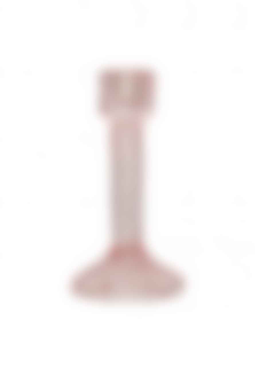 Vanilla Fly Seashell Pink Tall Candleholder