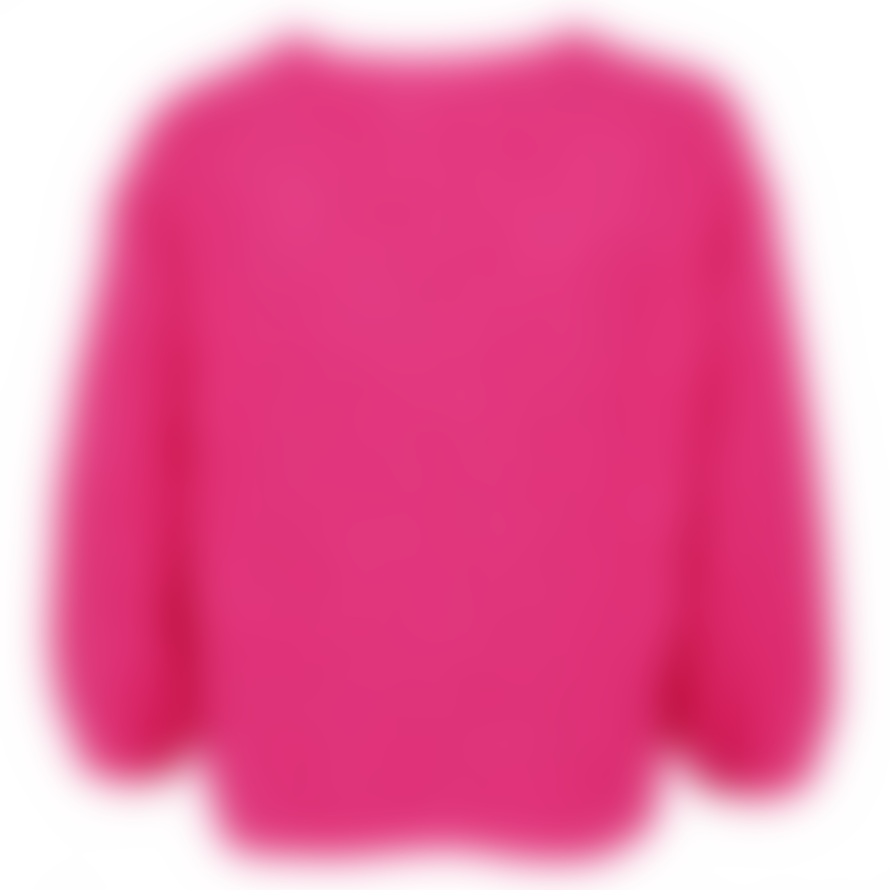 Black Colour Tia V-neck Knitted Jumper Pink