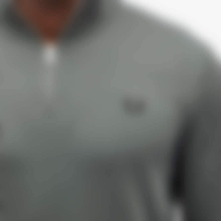 Fred Perry Half Zip Crew Sweat Shaded Field Green