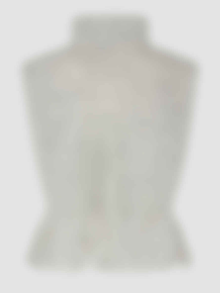 Second Female Caroa Knit Slipover Light Grey Melange