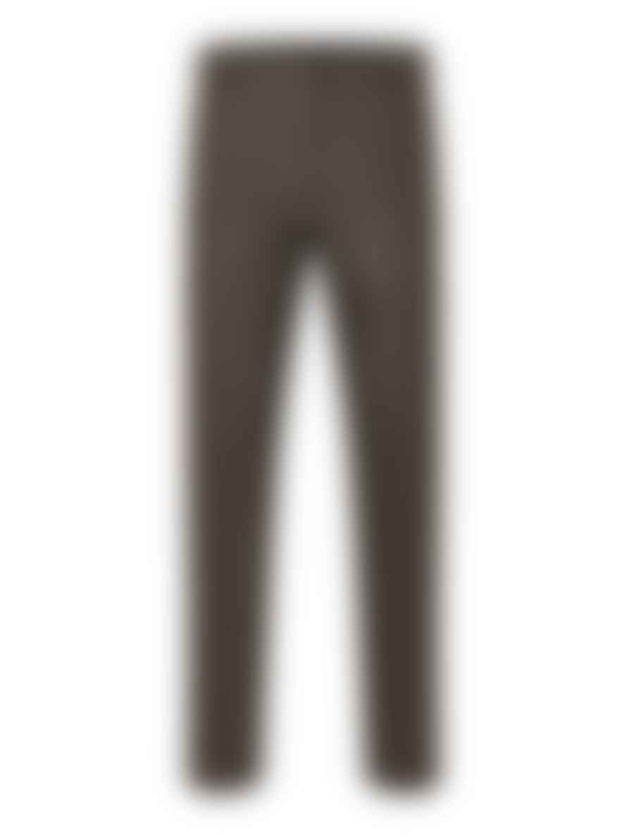 Selected Homme Slim Isac Brown Structure Trousers