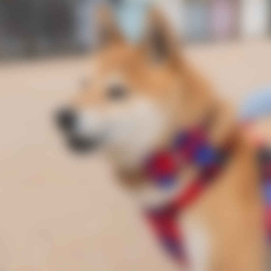 Hiro + Wolf Shuka Red Dog Bow Tie