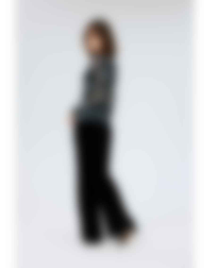 Diane Von Furstenberg Diane Von Furstenberg Ruthette Flared Velvet Trousers Size: L, Col: Bl