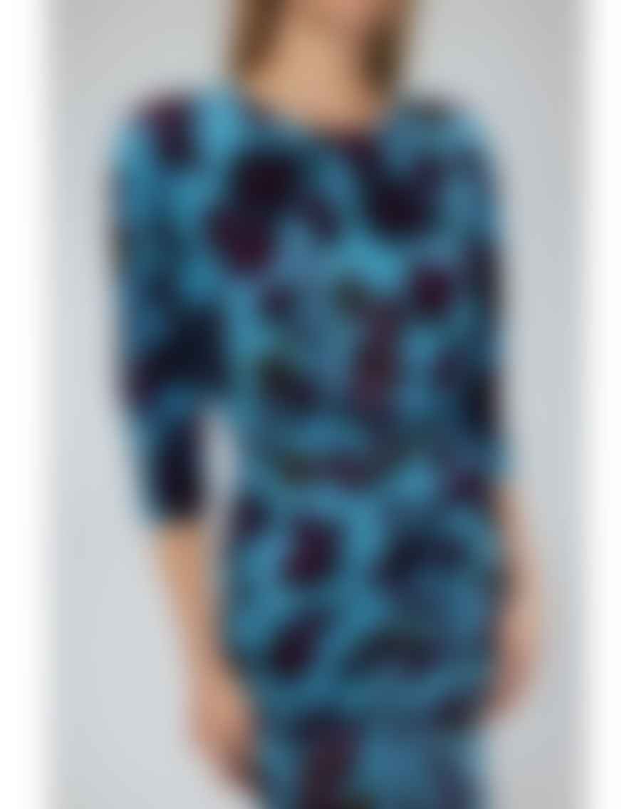 Diane Von Furstenberg Diane Von Furstenberg Chrisey China Vine Ruched Detail Midi Dress Size