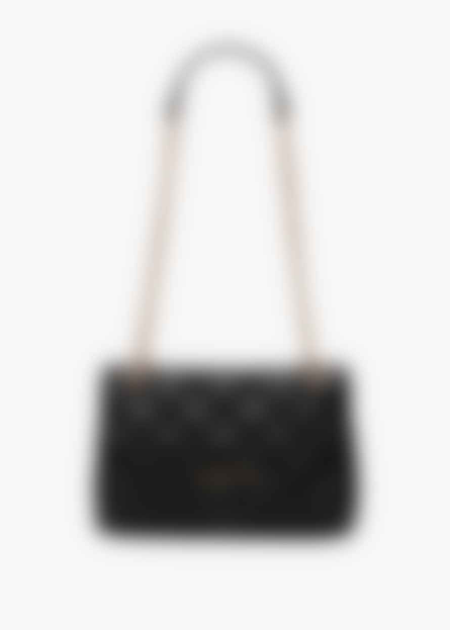 Valentino Ocarina Black Quilted Satchel Bag