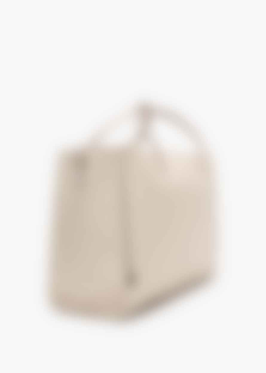 Valentino Alexia Ecru Logo Strap Tote Bag