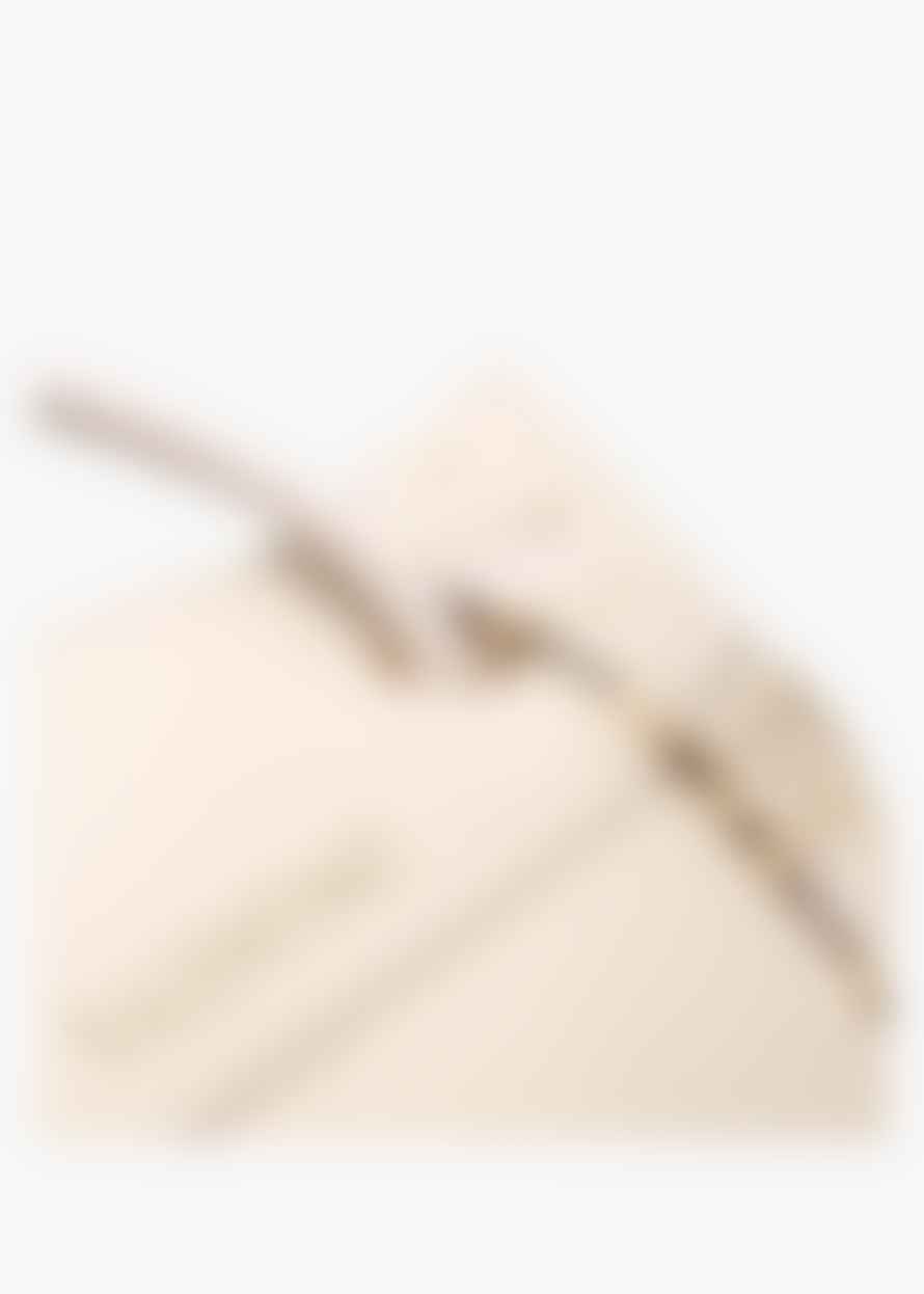 Valentino Alexia Ecru Logo Strap Tote Bag