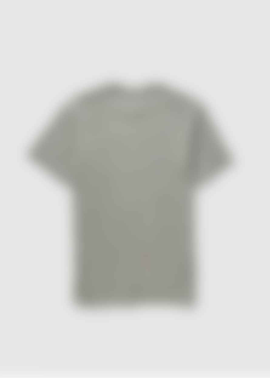 Replay Sartoriale Replay Mens Sartoriale Plain Crew Neck T-shirt In Grey Melange