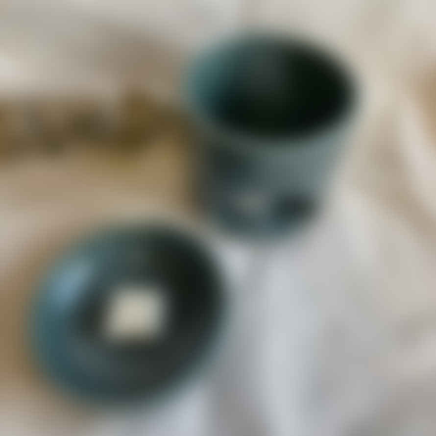 Charlotte Manser Ceramics Green Ceramic Wax Melt Burner