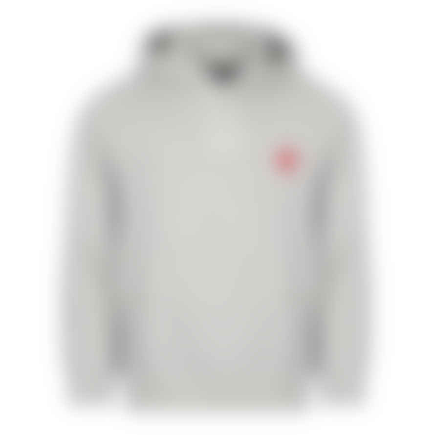 Comme Des Garcons Play Small Logo Hoodie - Grey