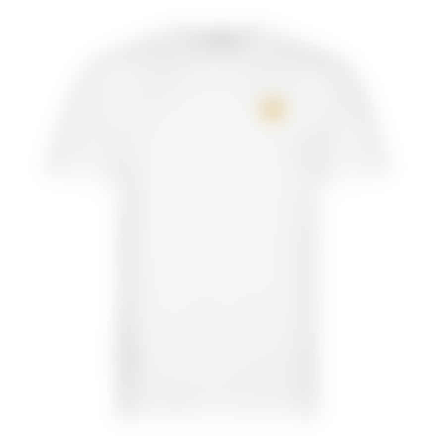 Comme Des Garcons Play Play Gold Heart Logo T-Shirt - White