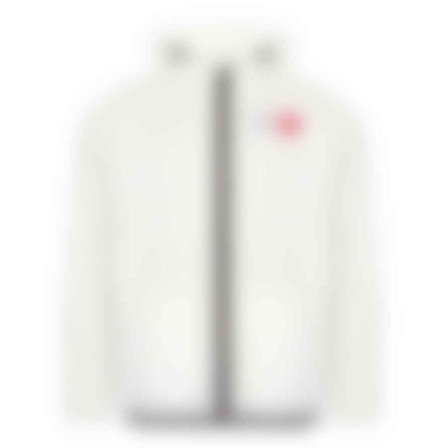 Comme des Garcons PLAY x K-Way Hooded Zip Jacket - White