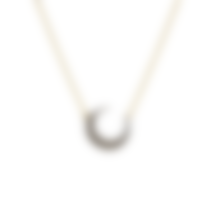 Kirstie Le Marque Diamond Classic Crescent Necklace