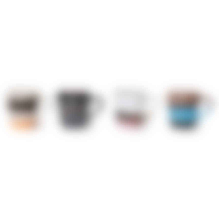 HK Living 70's Ceramics Espresso Mugs - Set Of Four