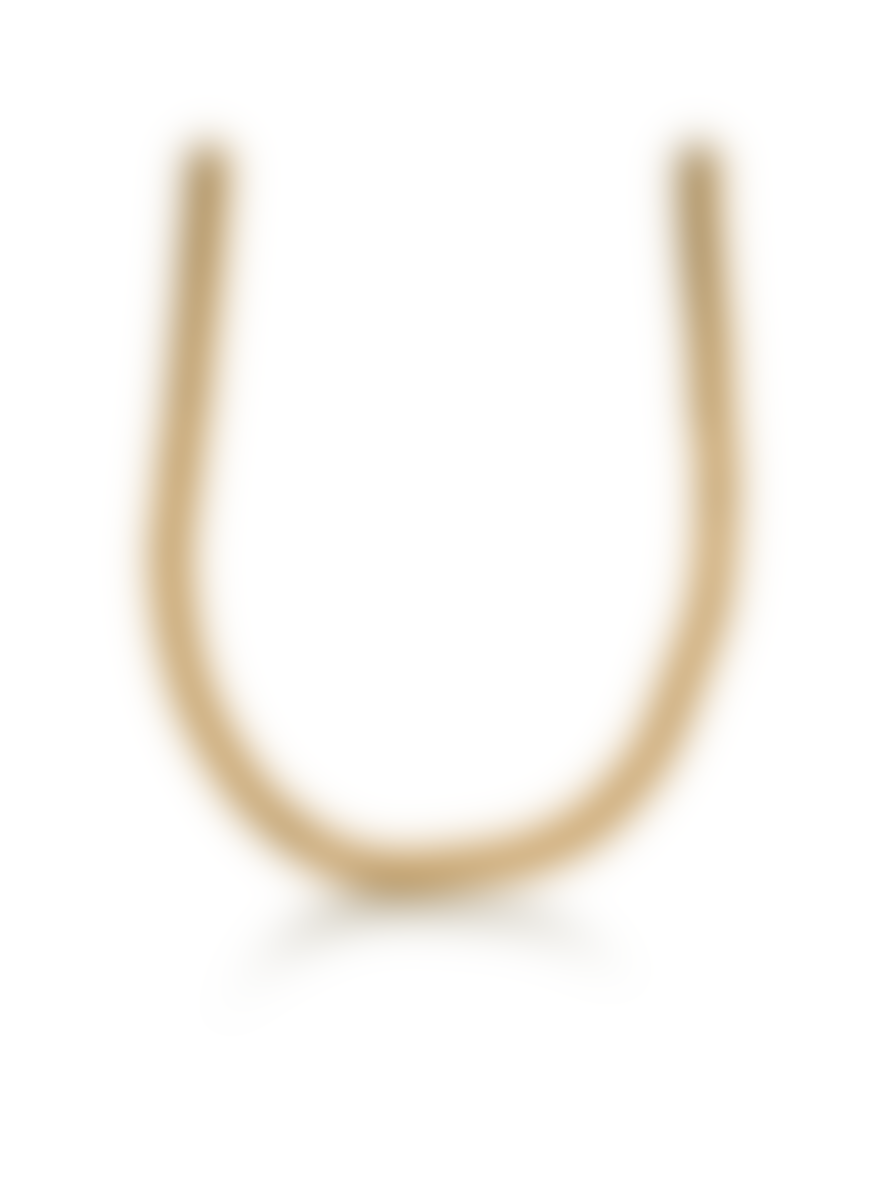 Big Metal Antonia Collar Plated Slinky Necklace - Gold