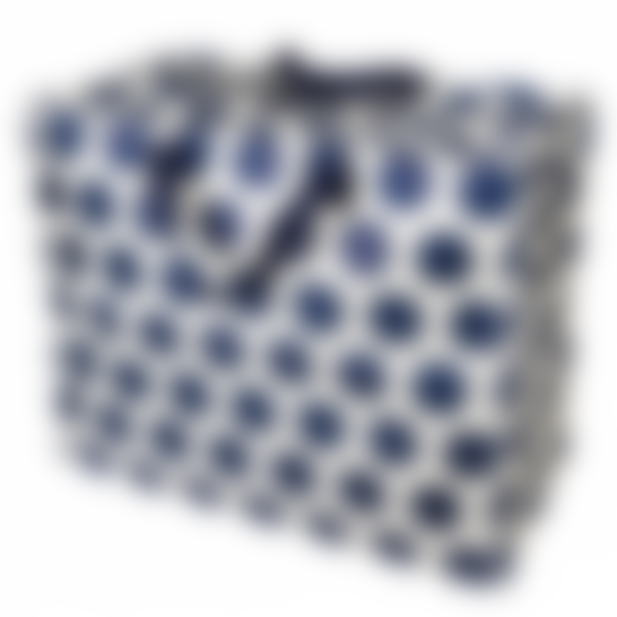 Not specified Jumbo Bag - Navy Spot On White