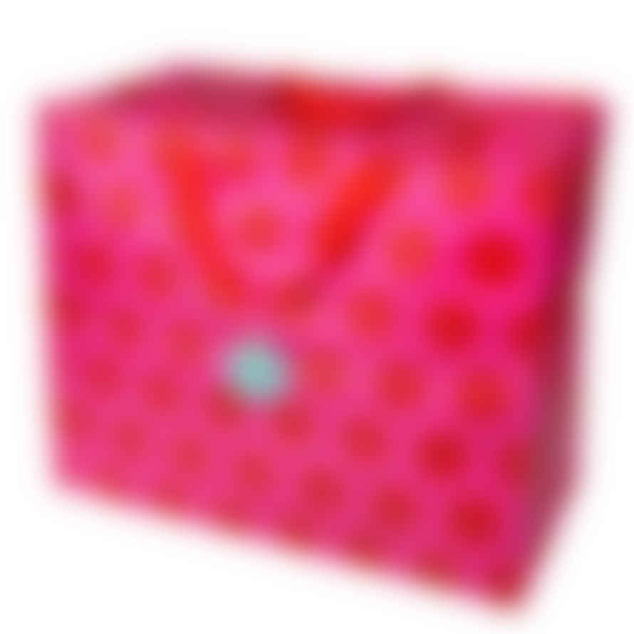 Not specified Jumbo Bag - Red Spot On Pink