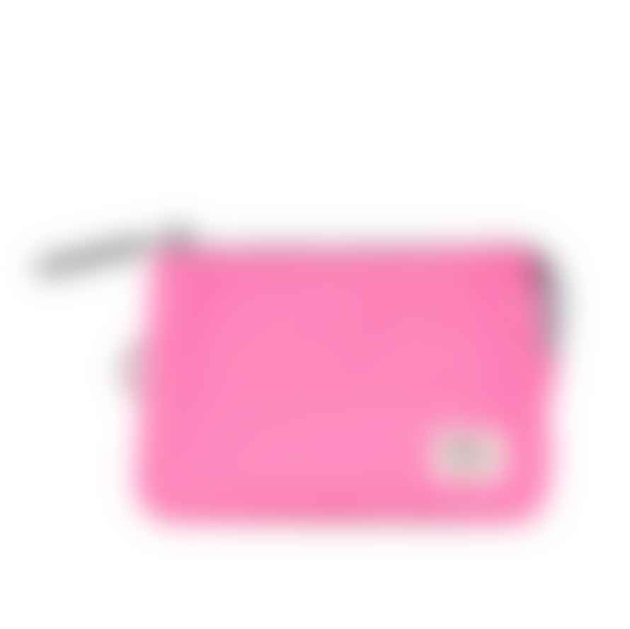 ROKA London Purse Carnaby Small Recycled Repurposed Sustainable Taslon In Hot Pink