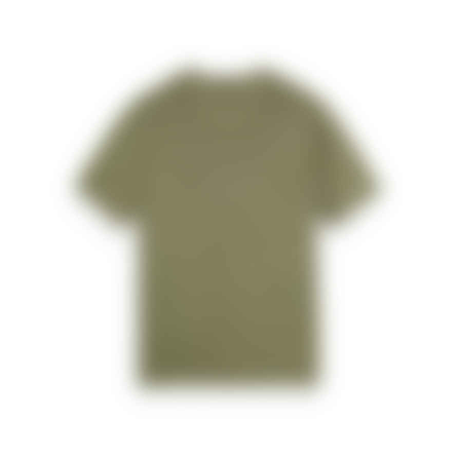 Scotch & Soda Menswear Camiseta clásica logo - army