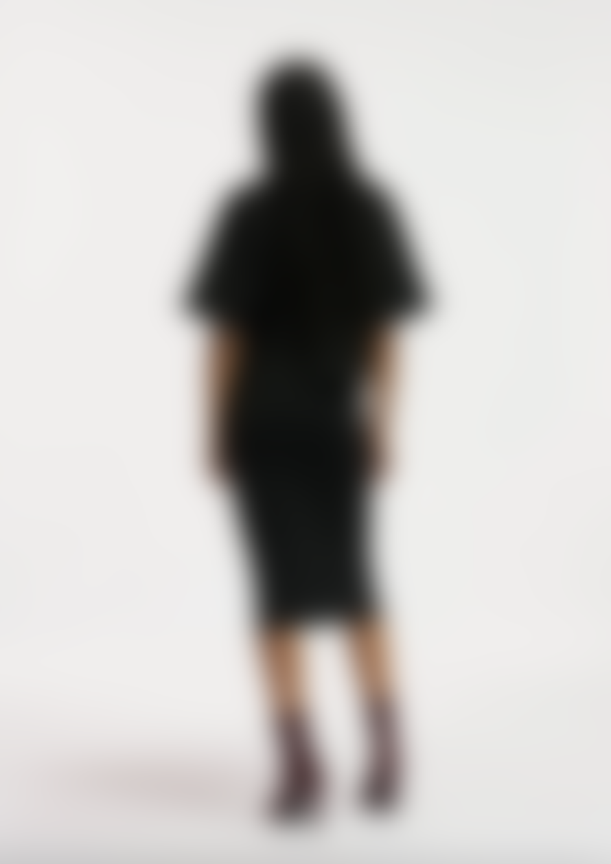 Essentiel Antwerp Elevate Lurex Knitted Midi Skirt - Black