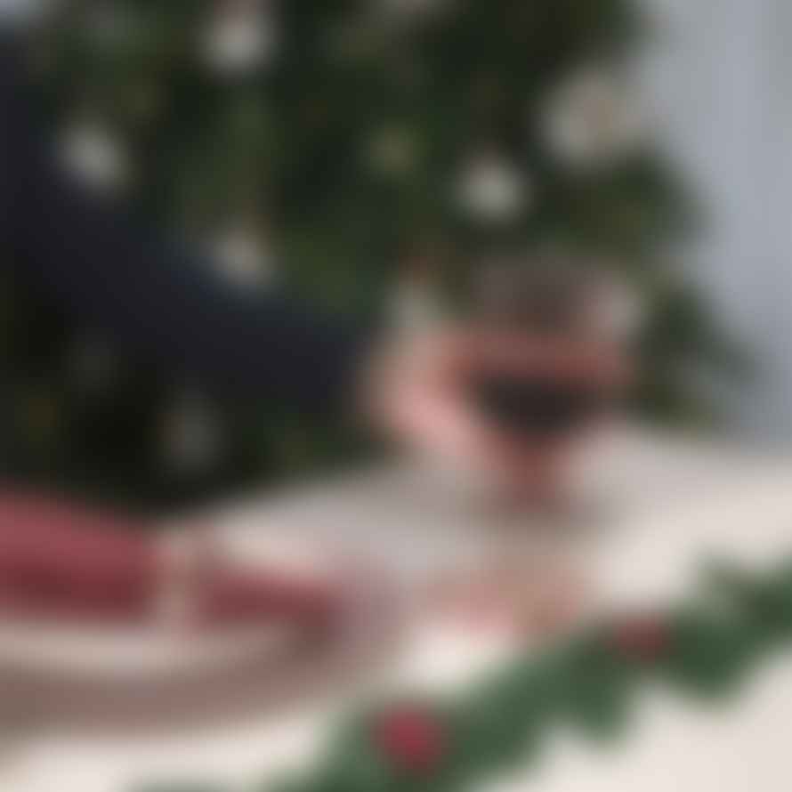 Sjaal met Verhaal Christmas Felt Coaster set of 4 - Holly Berry