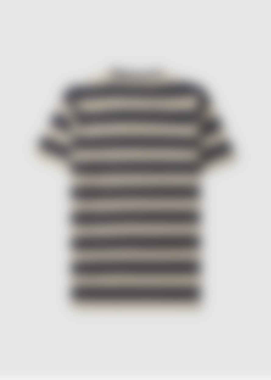 Barbour Mens Boldron Stripe T-shirt In Navy