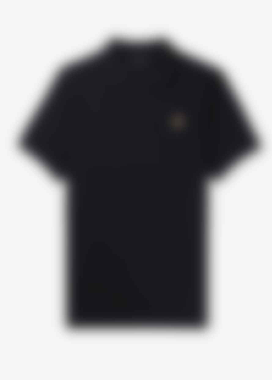 Belstaff Mens Small Logo Poloshirt In Black