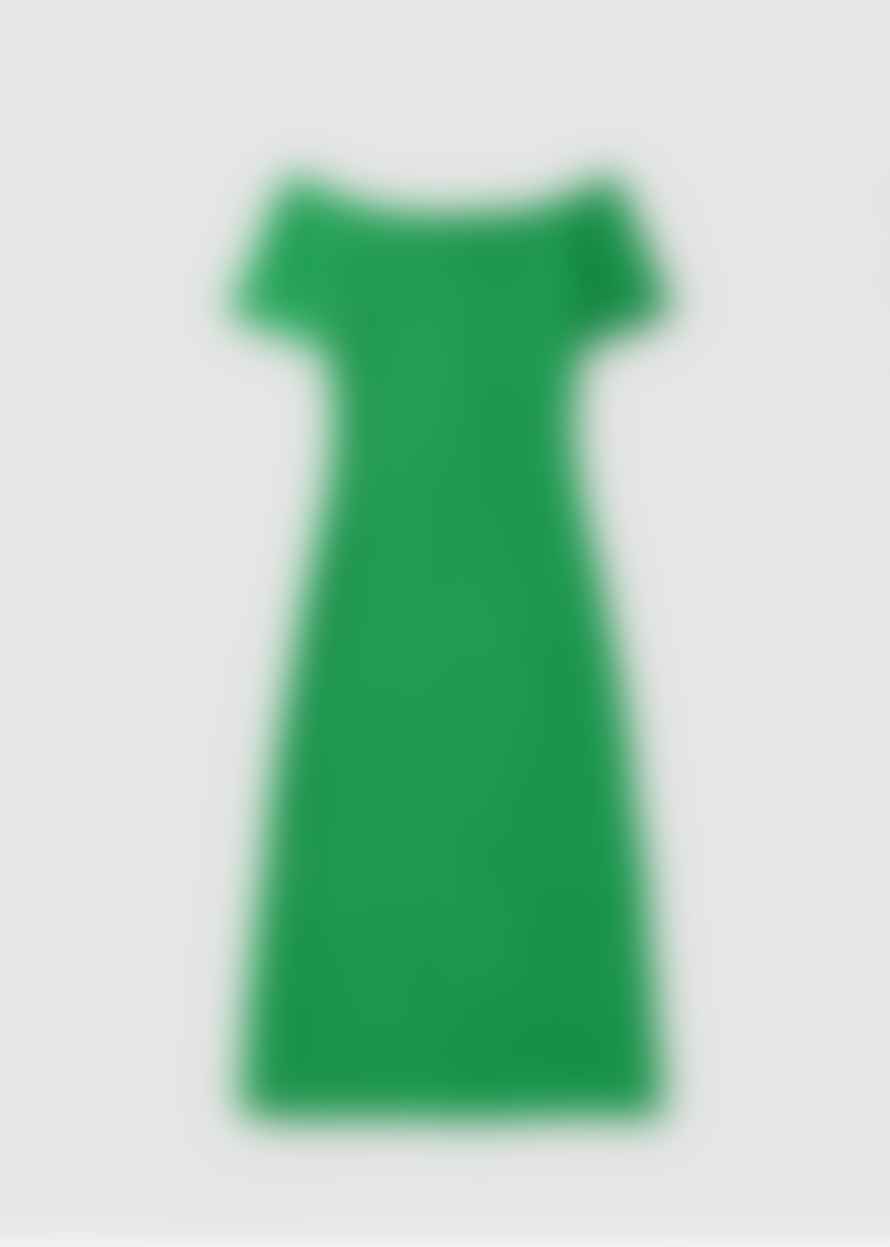 Baum und Pferdgarten Womens Juju Off Shoulder Stretch Dress In Green