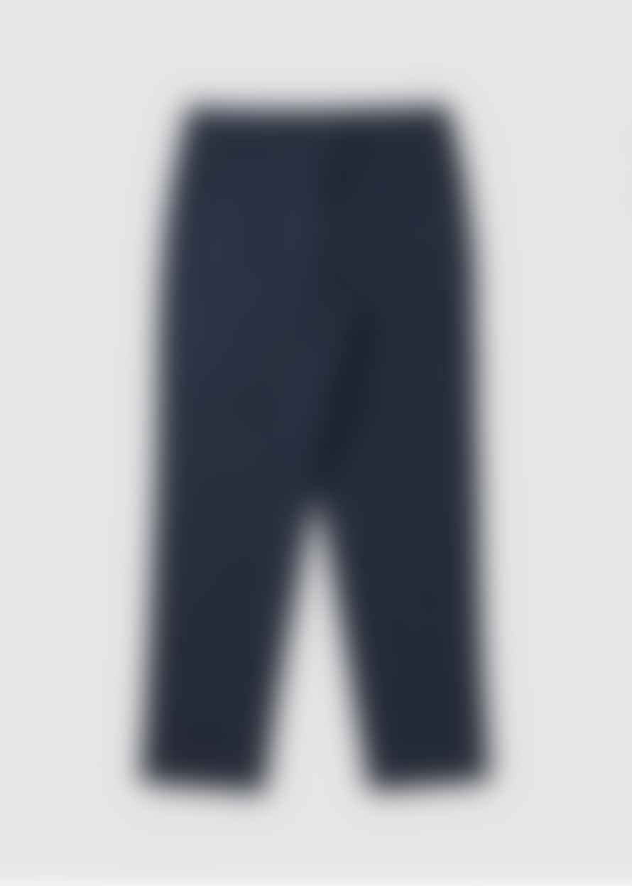 Che Mens Pleated Chino Pants In Navy