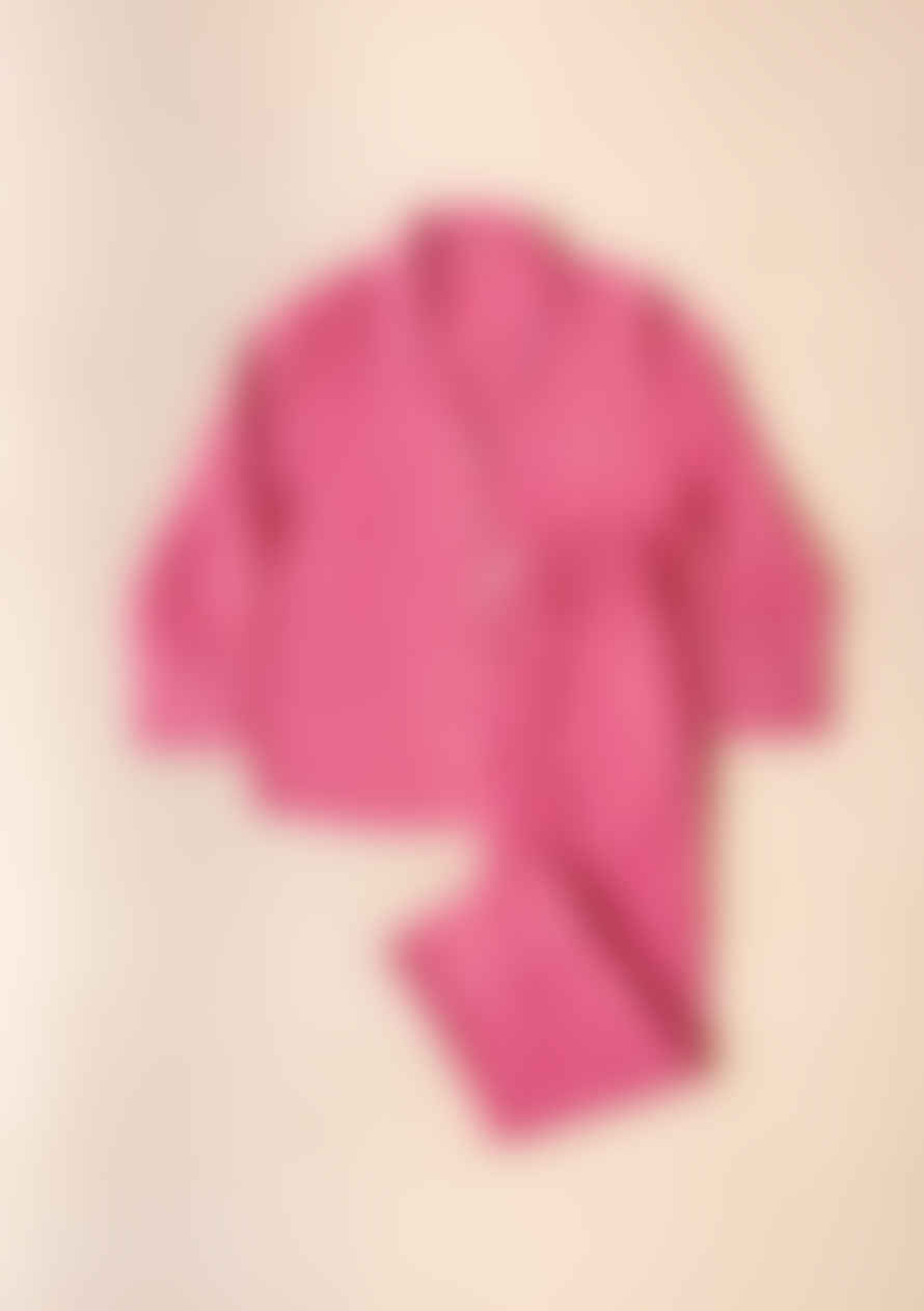 TBCo Cotton Pyjamas In Pink Checkerboard