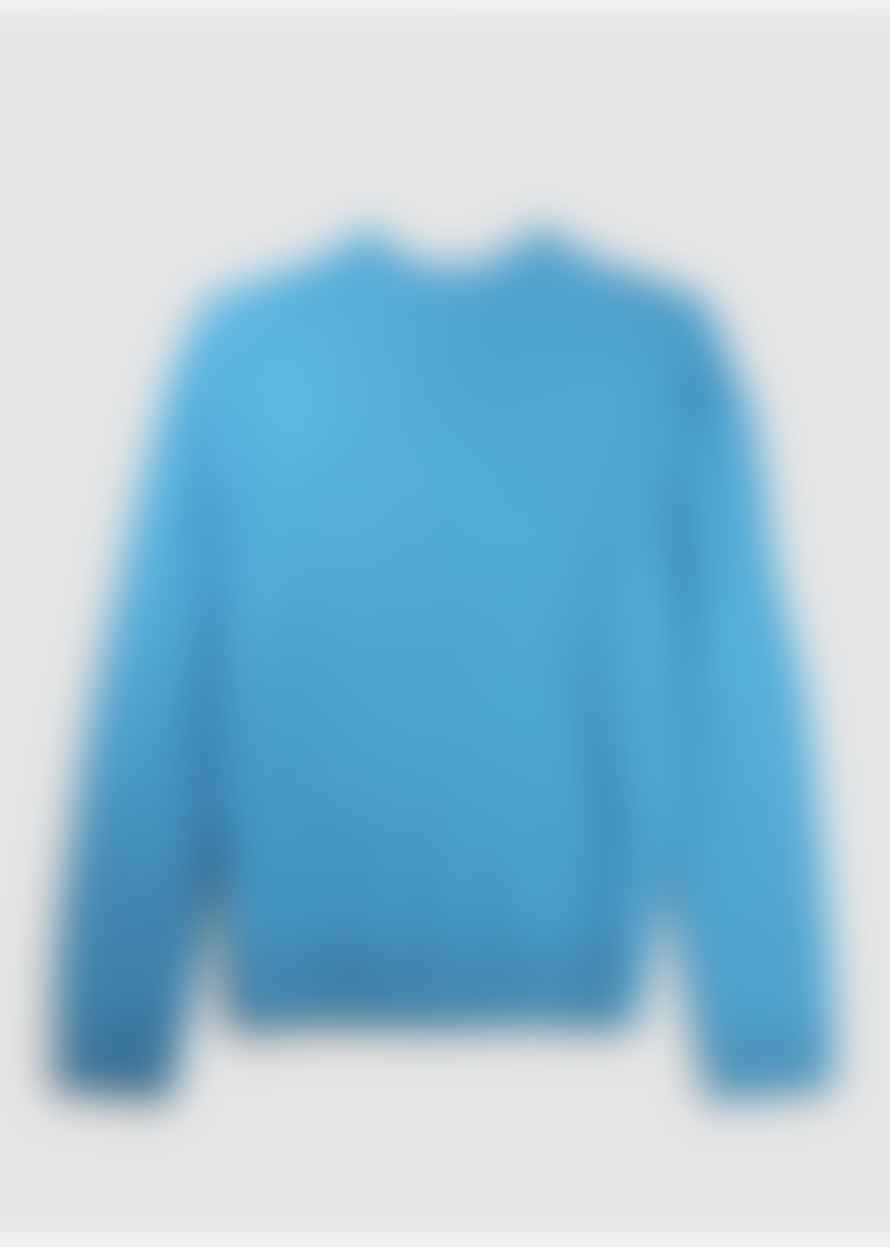 Frame Mens Cashmere Crewneck Sweatshirt In Bright Blue