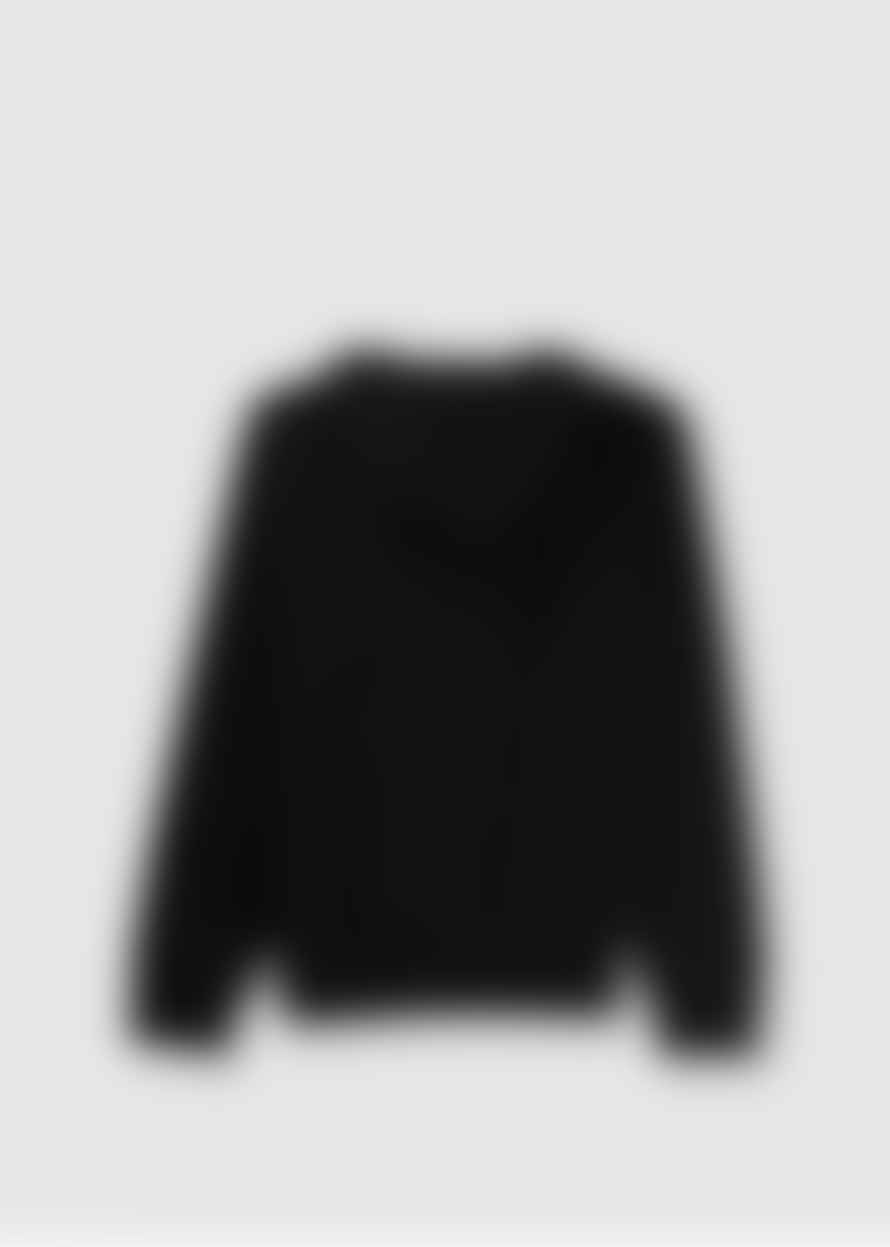 Lacoste Mens Kangaroo Pocket Fleece Sweatshirt In Black