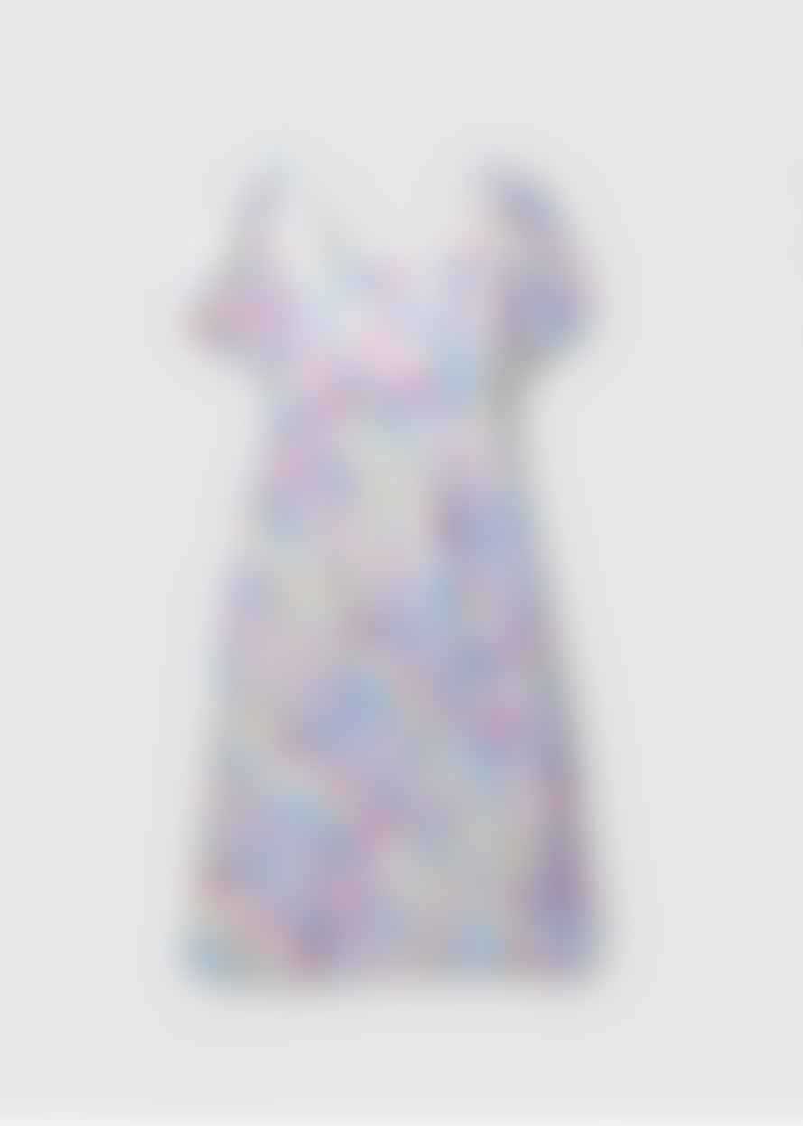 Olivia Rubin Womens Savannah Silk Fit Flare Printed Dress In Shapestack