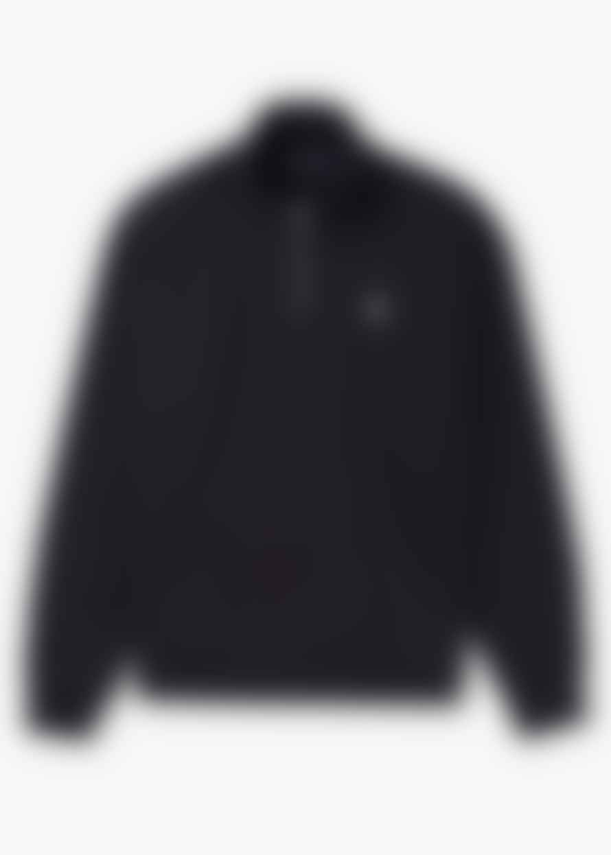 PSYCHO BUNNY Mens Yorkville Relaxed Fit Embroided Zip Sweatshirt In Black