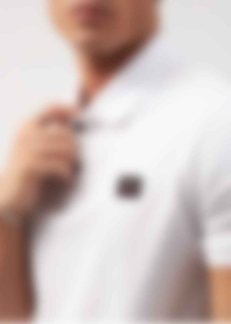 Paul & Shark Mens Short Sleeve Icon Badge Poloshirt In White