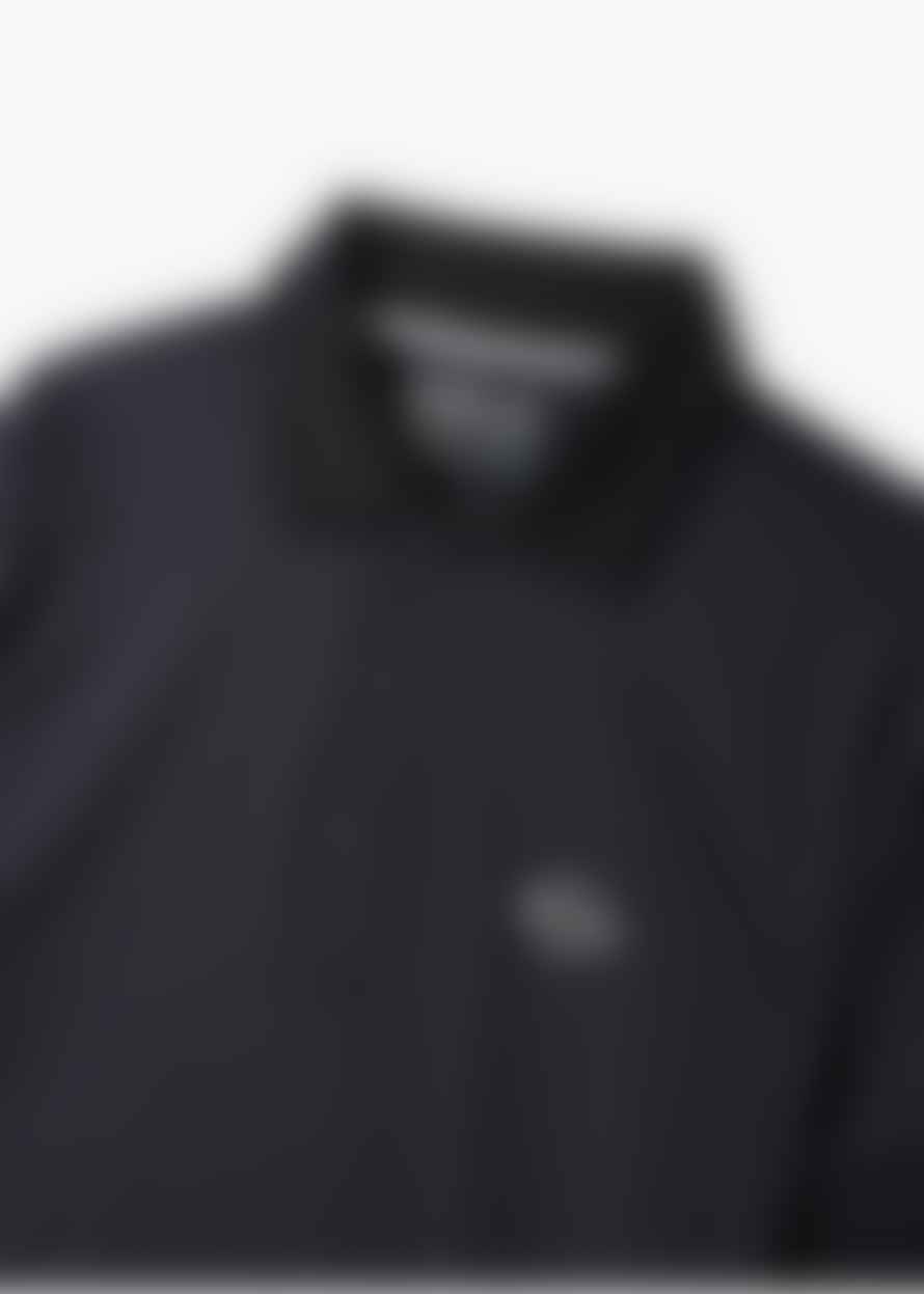 Replay Mens Short Sleeve Polo Shirt Hyperflex Hybrid In Black