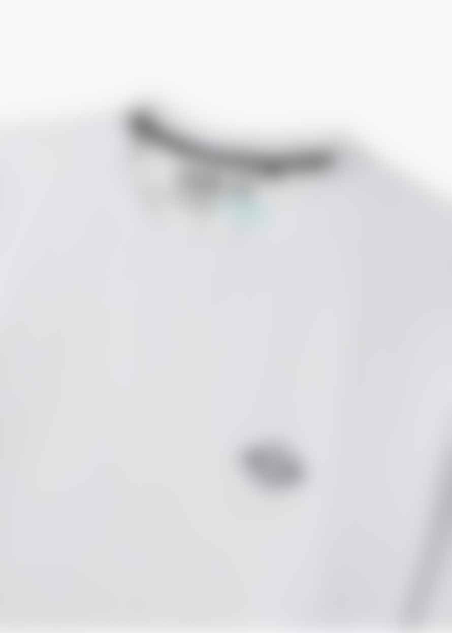 Replay Mens T-shirt Hyperflex Hybrid In White Midnight Blue