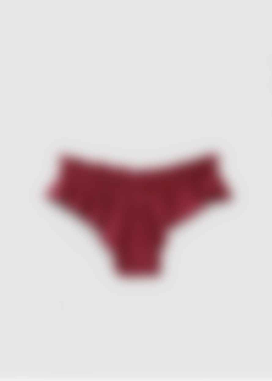 Frankies Bikinis  Womens Pippa Frill Bikini Bottoms In Red