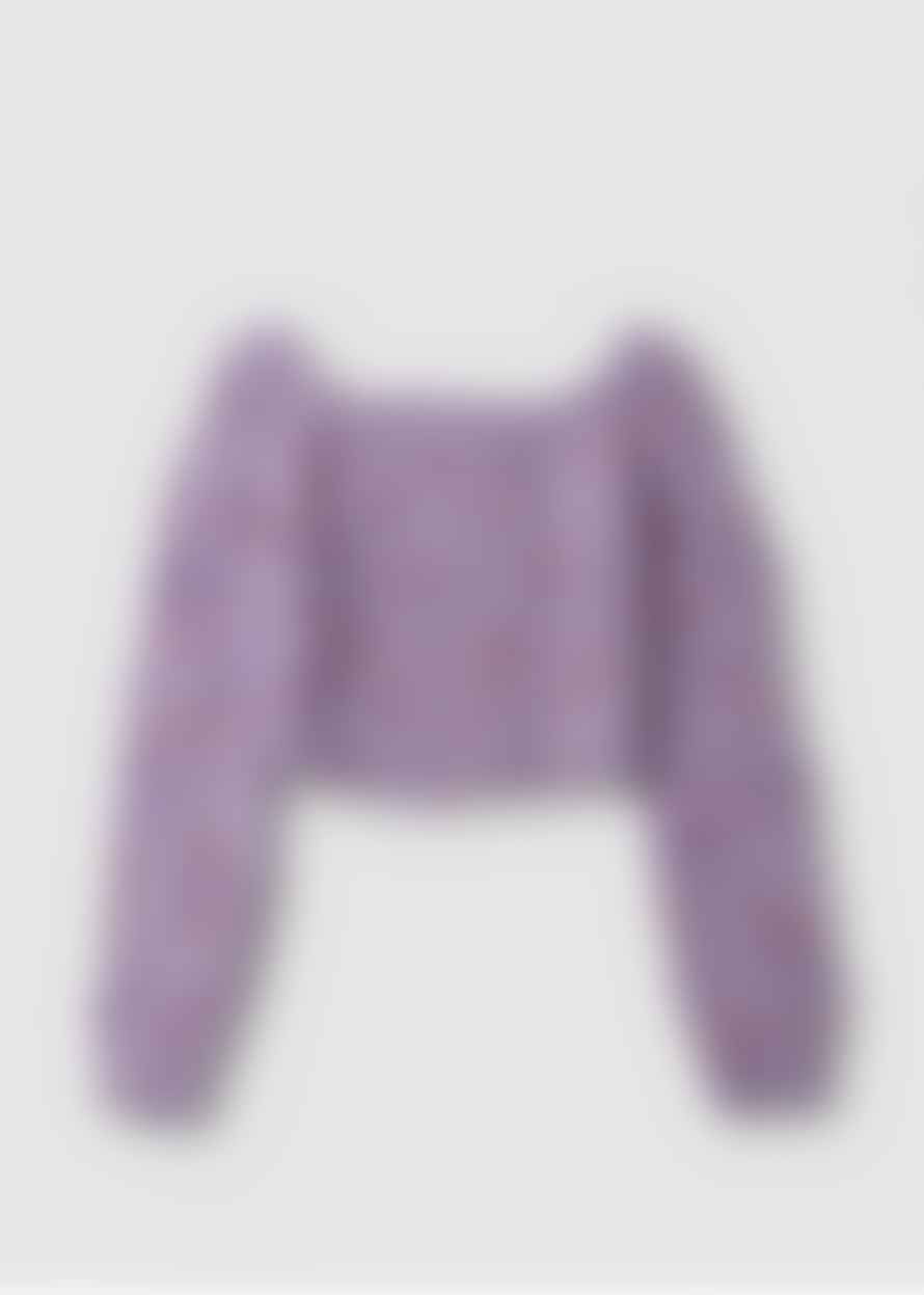 Free People Womens Sunset Cloud Jumper In Violet Glow Combo