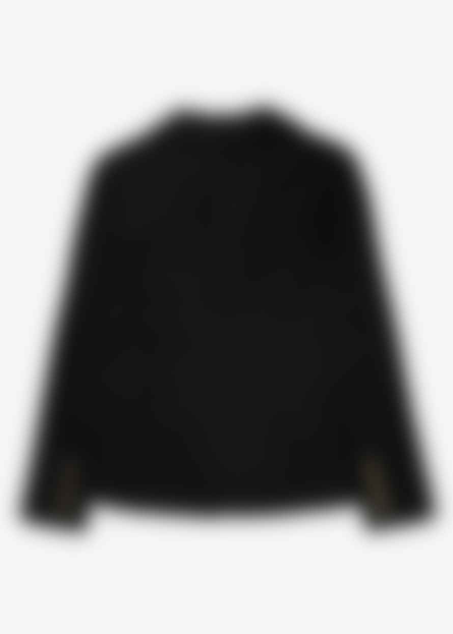 Holland Cooper Womens Knightsbridge Tailored Blazer In Black Barathea