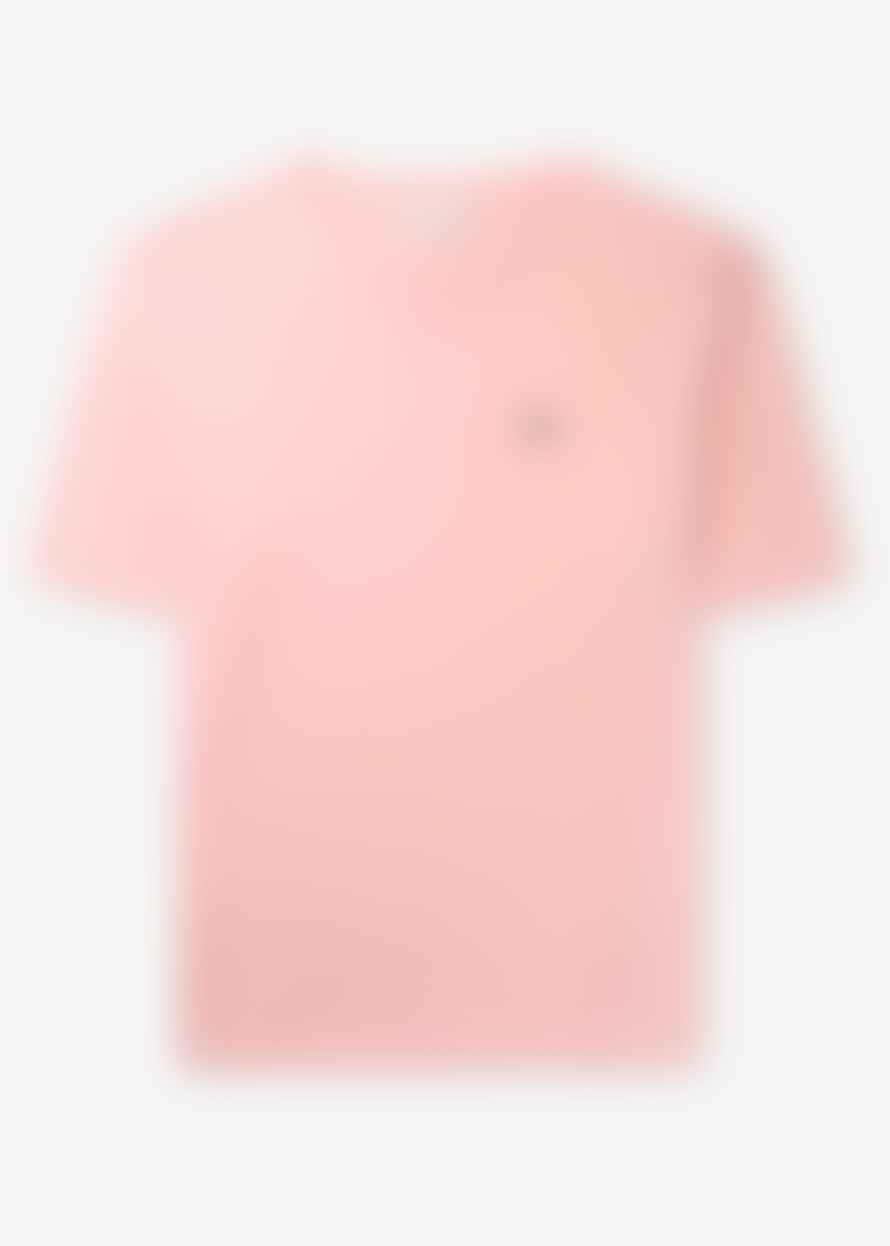 Lacoste Womens Classic Mini Croc Logo T Shirt In Pink