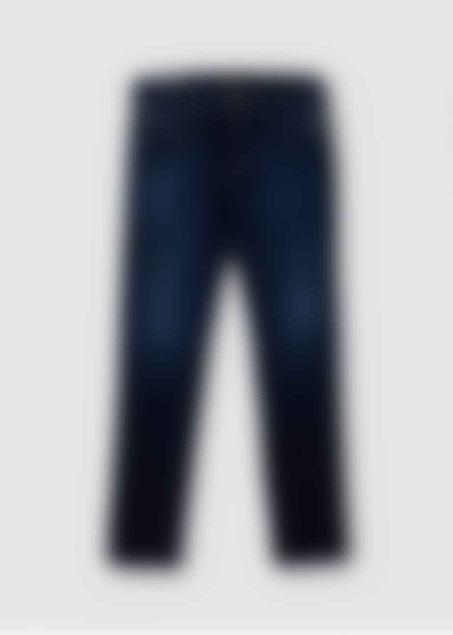 Replay Mens Anbass Jeans In Dark Blue