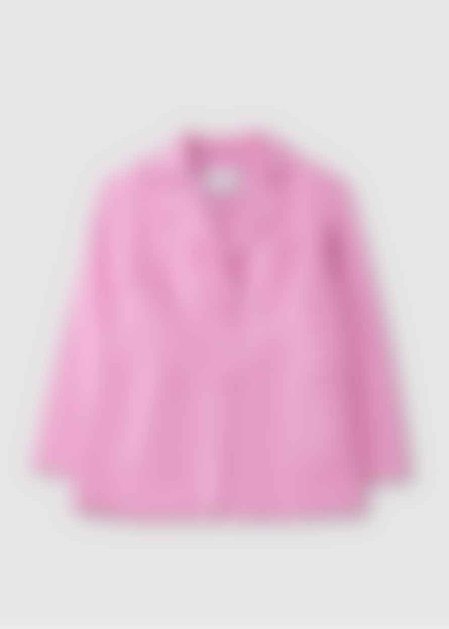 STAND STUDIO Womens Keeva Faux Leather Blazer In Bubblegum Pink