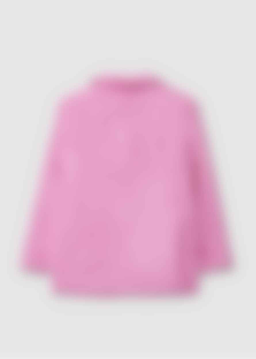 STAND STUDIO Womens Keeva Faux Leather Blazer In Bubblegum Pink