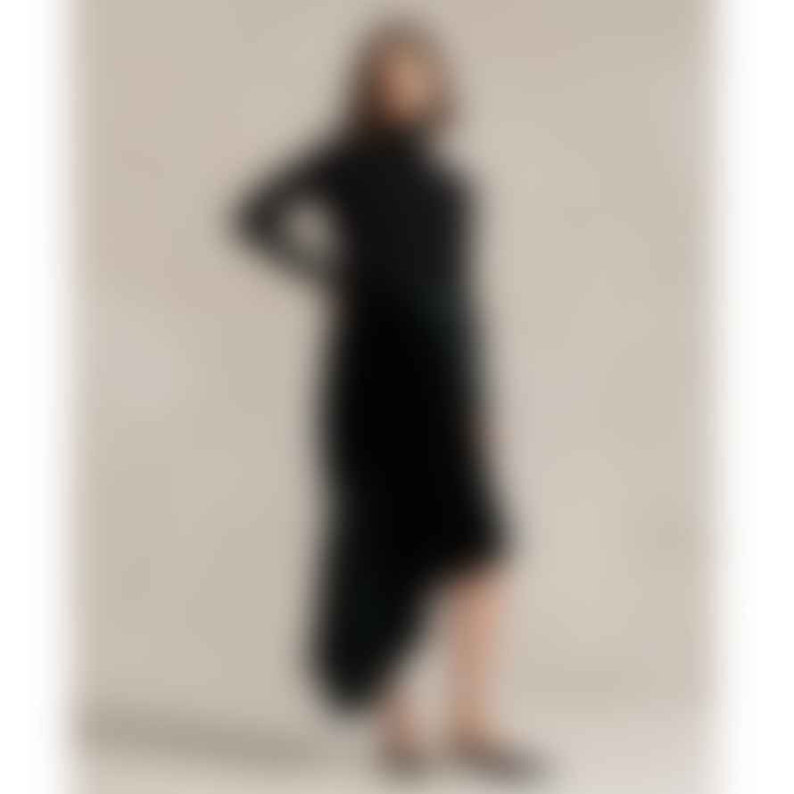 Ralph Lauren Asymmetric Velvet Midi Skirt