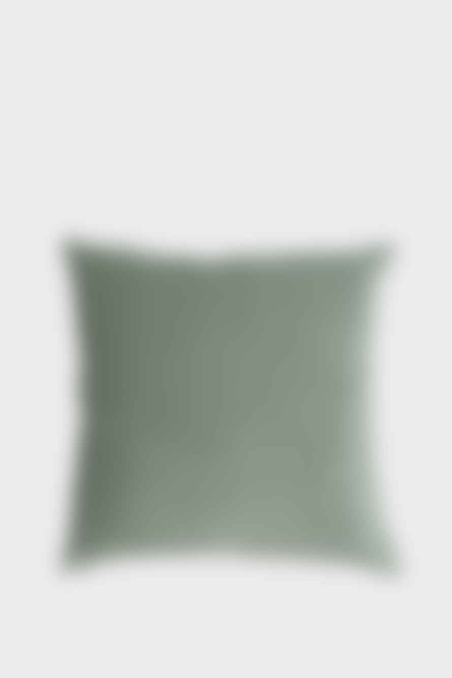 Niki Jones - Velvet Linen Square Cushion Pewter