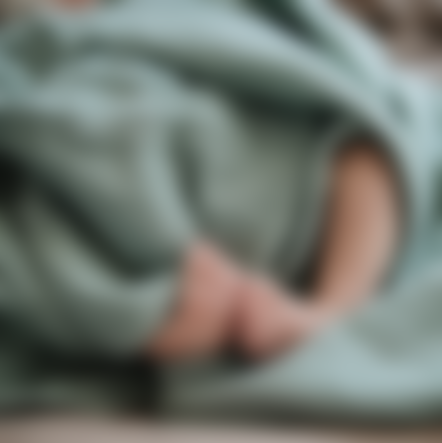 Mushie Muslin Swaddle Blanket - Roman Green