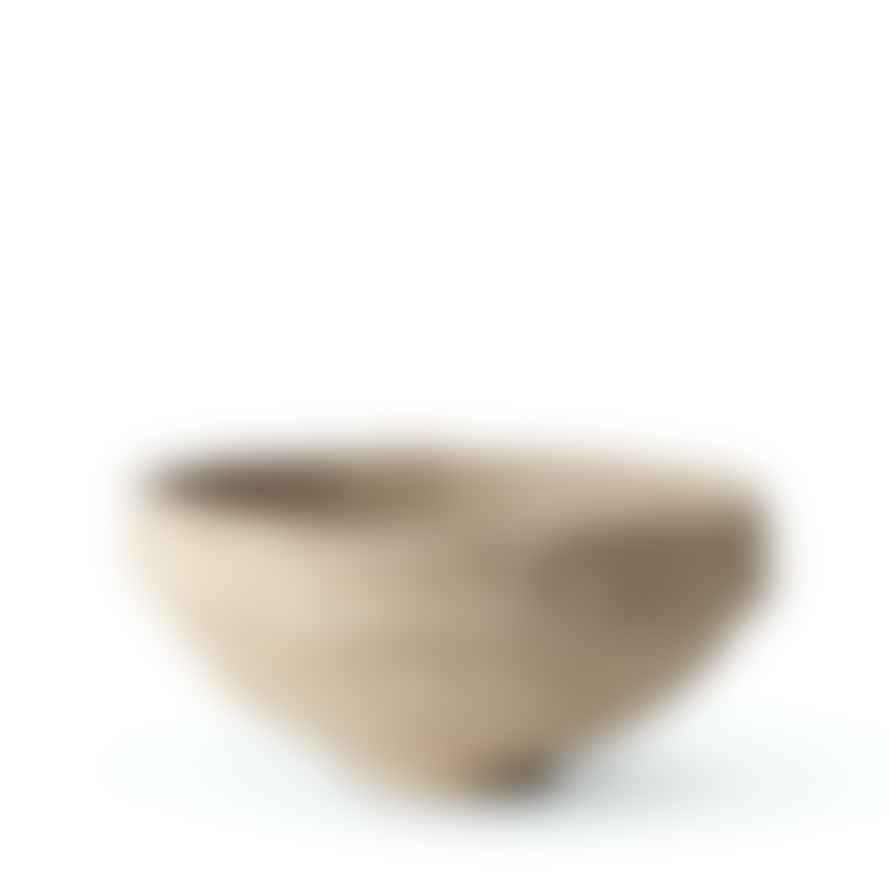 THE BROWNHOUSE INTERIORS Sustain Sculptural Bowl, Medium Sand 