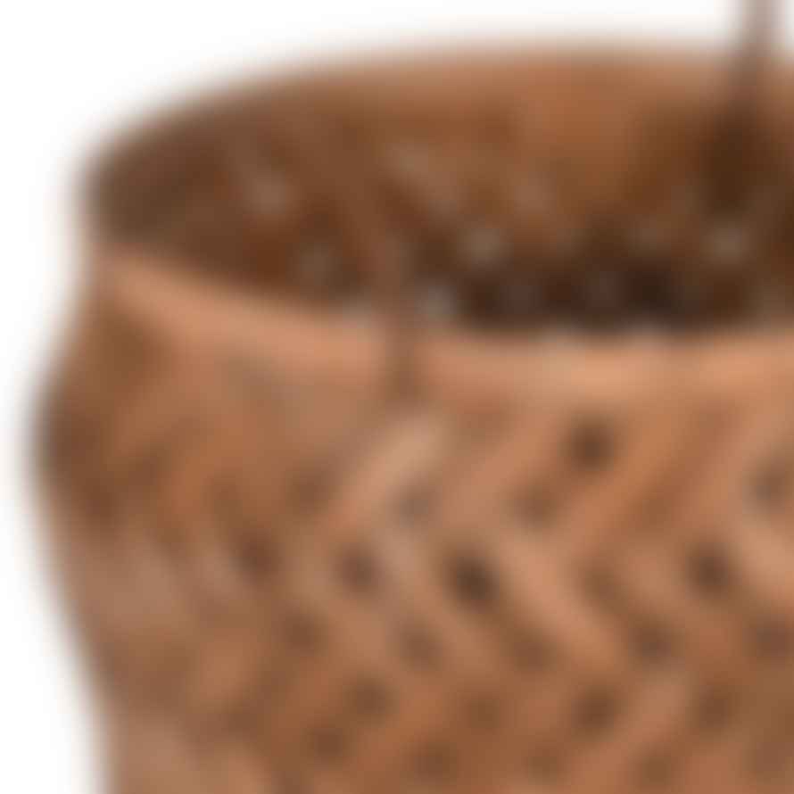 THE BROWNHOUSE INTERIORS Set of 2 Rattan Baskets