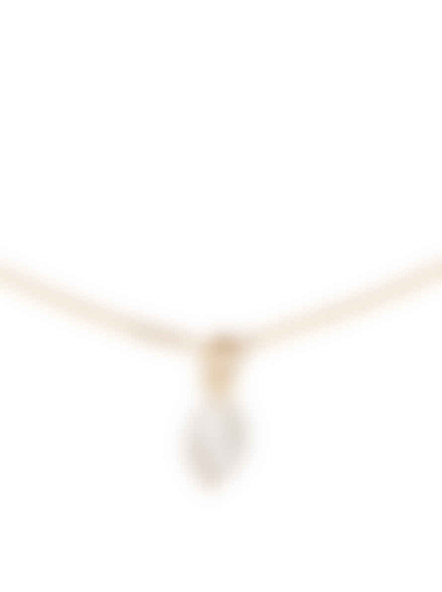 Ellen Beekmans Gold Pearl Pendant Necklace